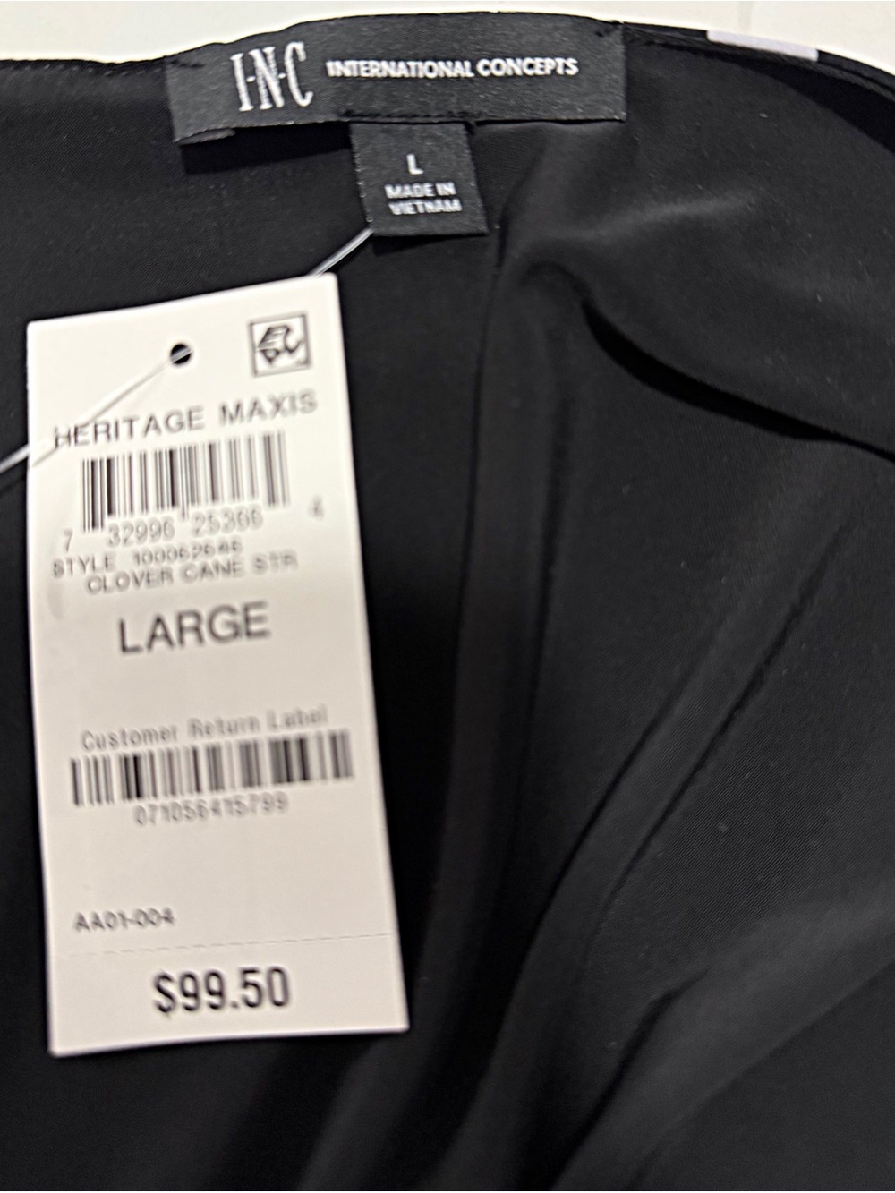 NWT INC, International Concepts, Faux Wrapped, Long Maxi Dress - Picture 7 of 7
